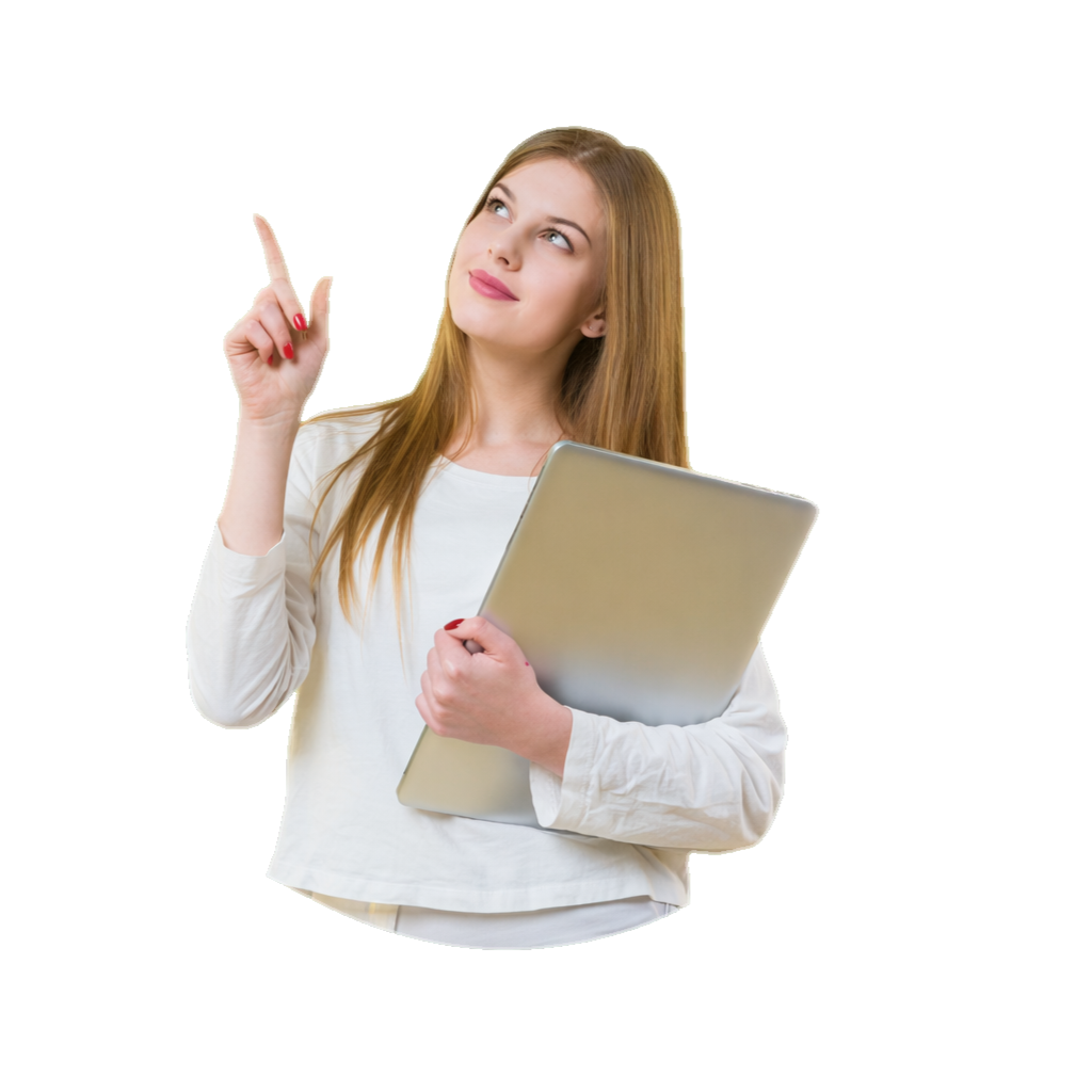 Professional woman with laptop